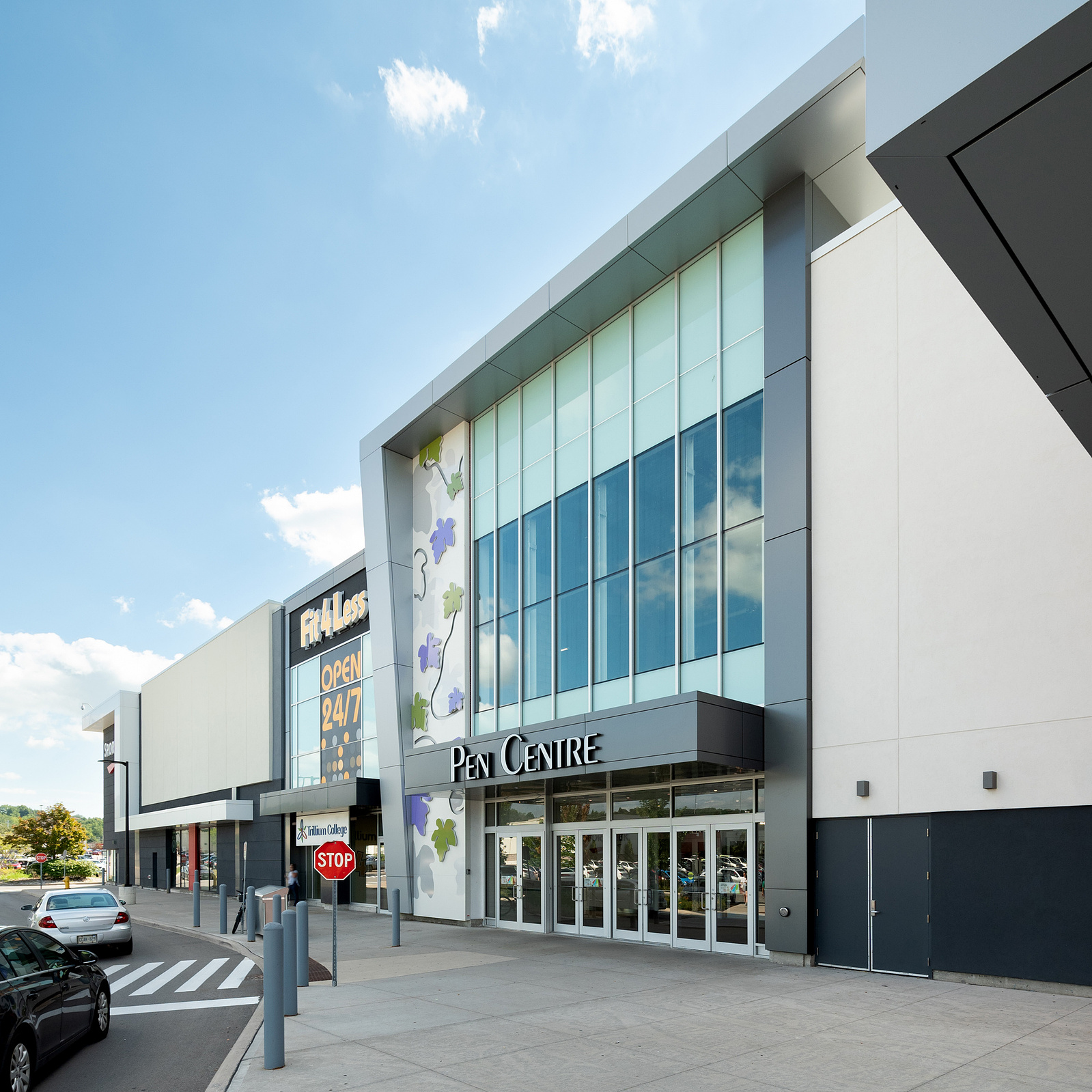 Pen Centre entrance shopping centre photography by Frank Fenn