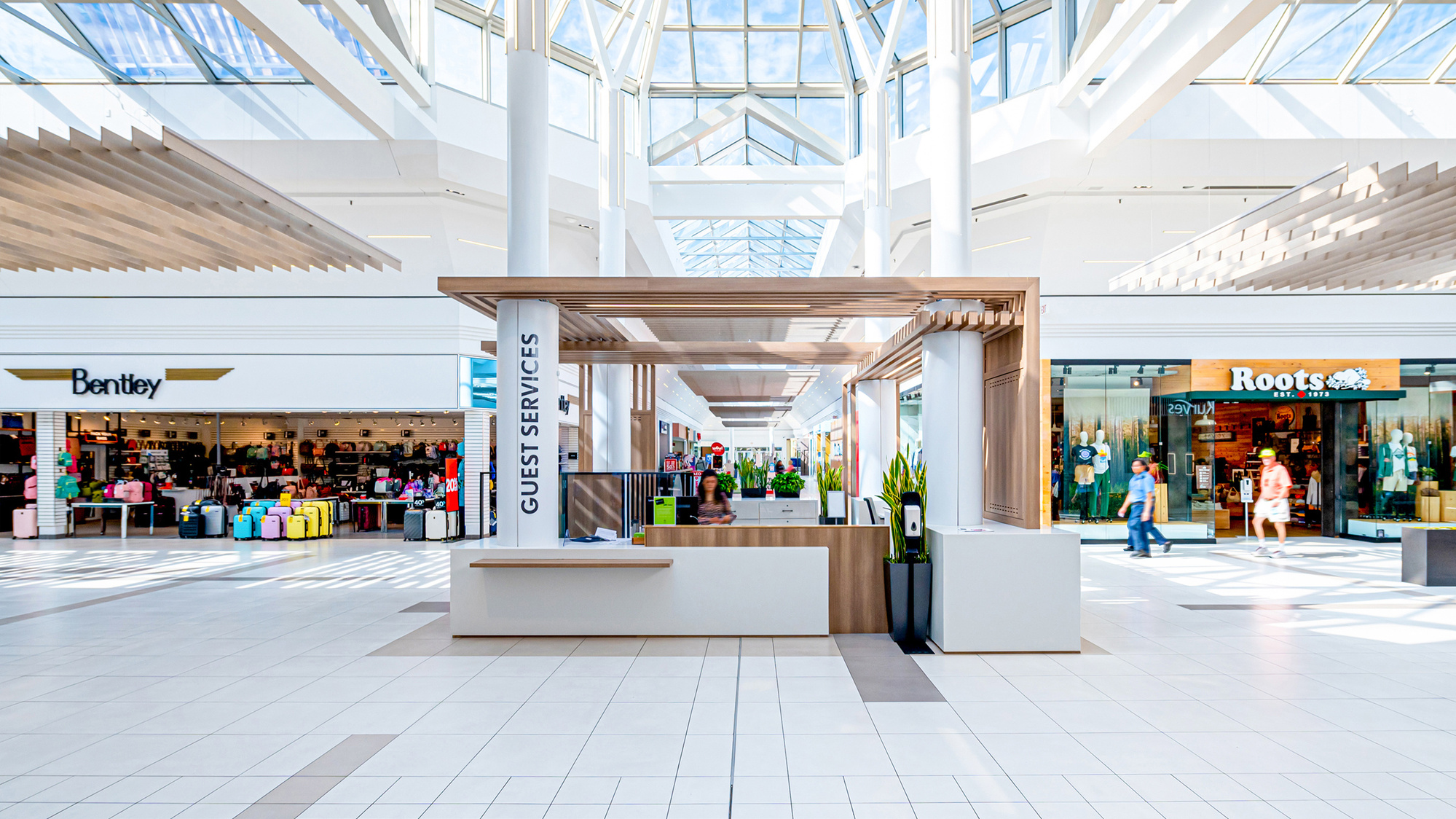 White Oaks Mall Customer Service  architectural photograph by Frank Fenn Canadian Photographer