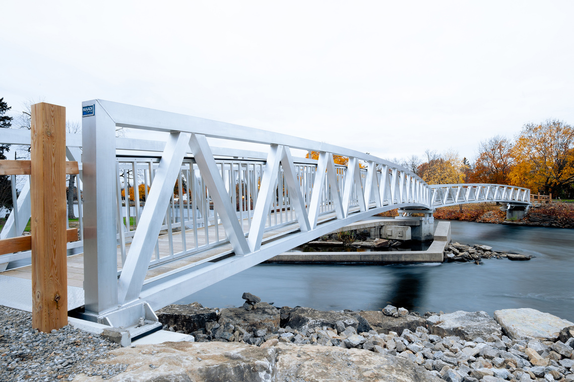 Maadi Bridge Pedestrian Bridge in Smiths Falls