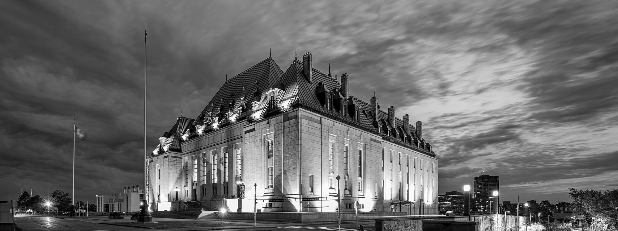 Supreme Court of Canada in Black and white by Frank Fenn IDEA3 Photography