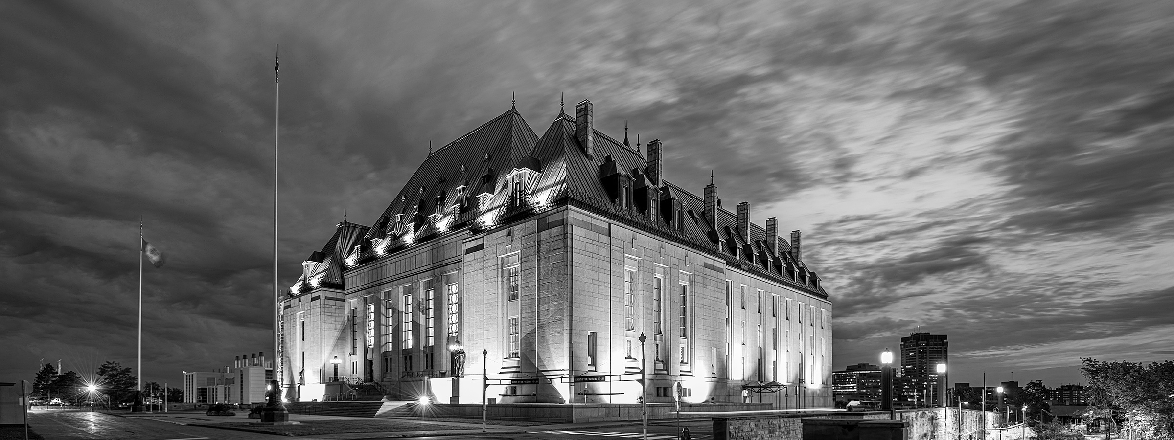 Supreme Court of Canada in black and white by Frank Fenn IDEA3