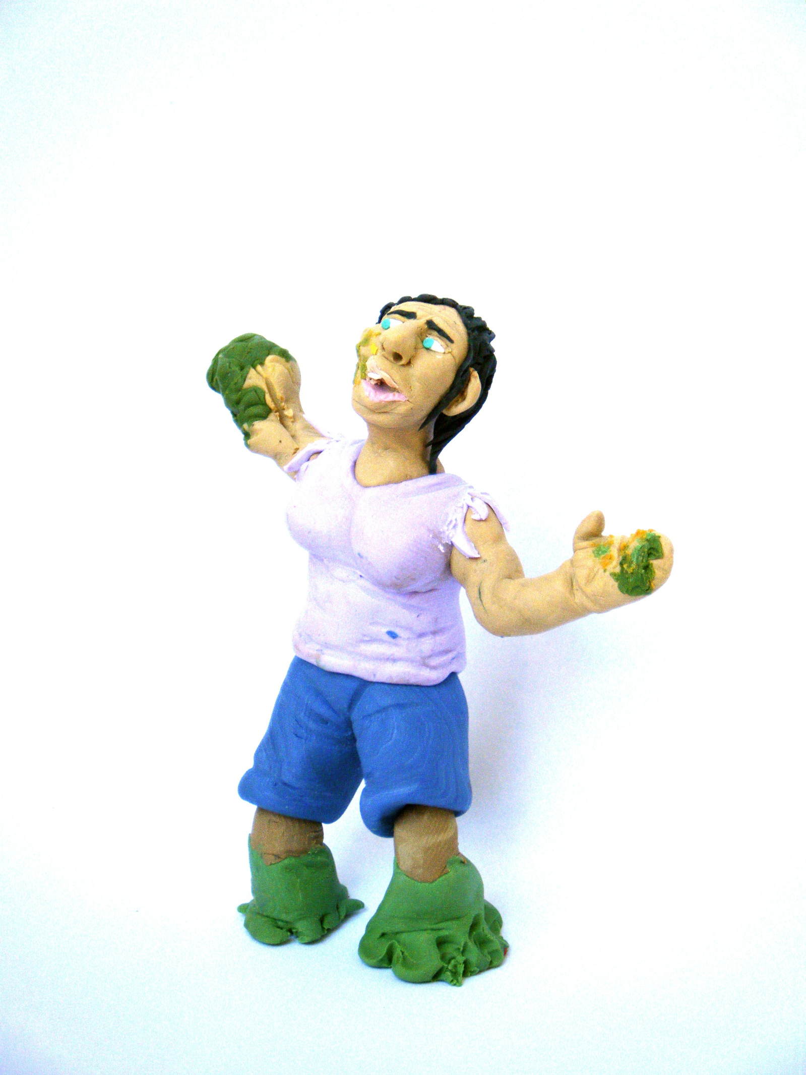 légumes pâte à modeler plasticine scène personnage clara marciano 