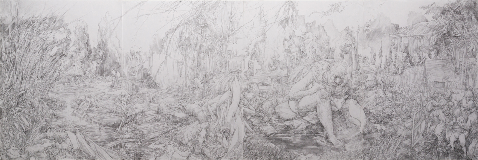 terminus radieux crayon graphite stylo encre clara marciano dessin