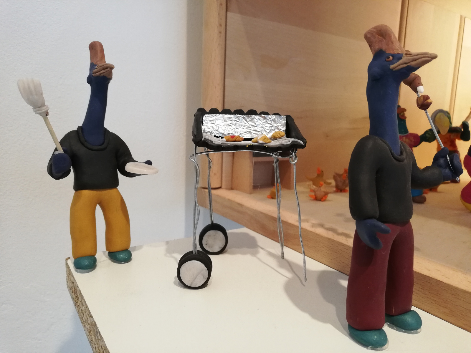 du plomb dans l'aile pâte à modeler plasticine scène personnage clara marciano