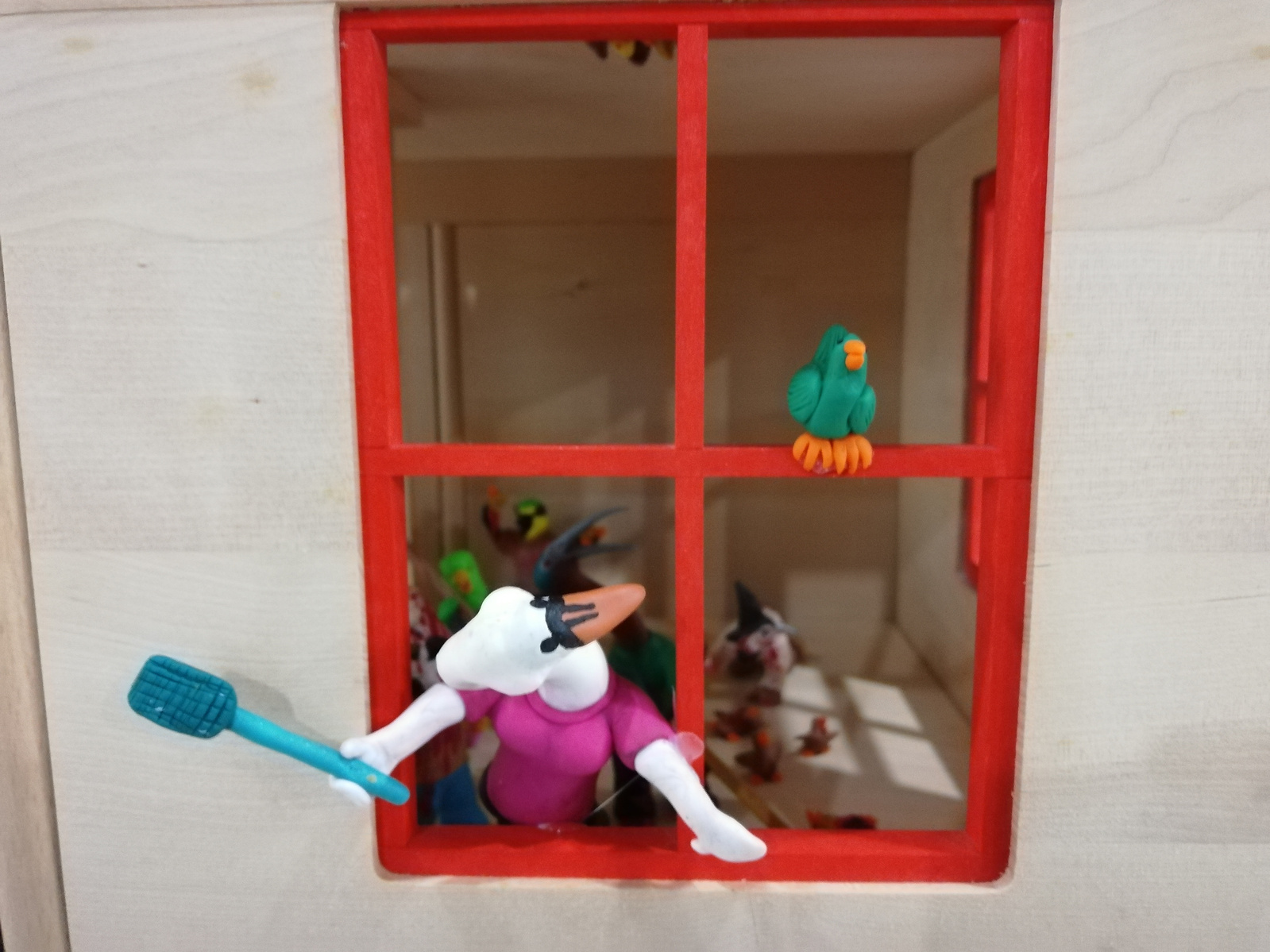 du plomb dans l'aile pâte à modeler plasticine scène personnage clara marciano