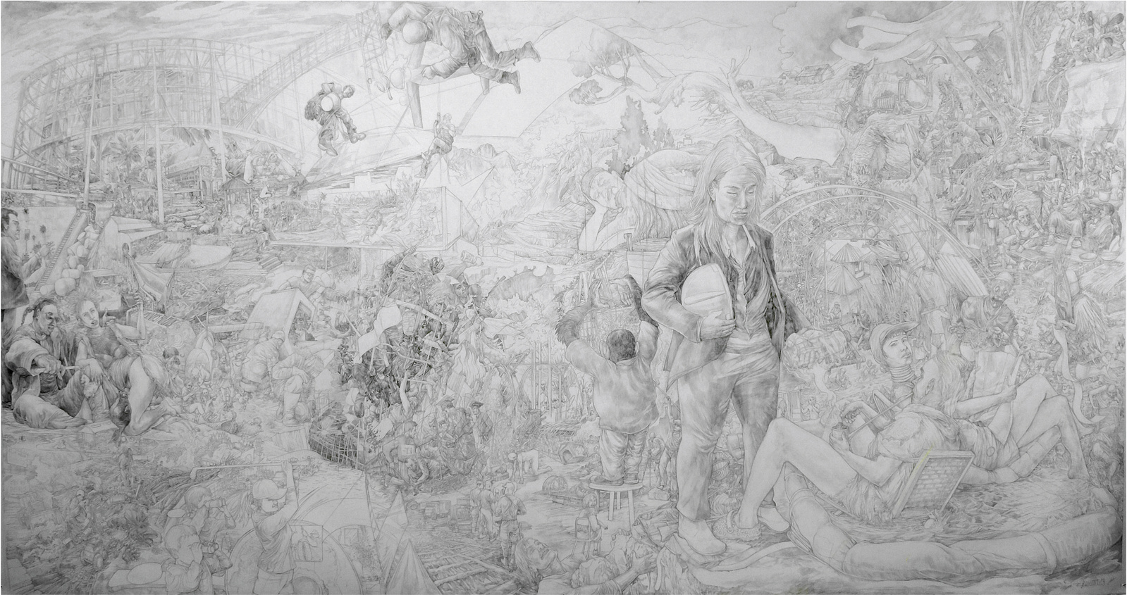 romantica crayon graphite stylo encre clara marciano dessin
