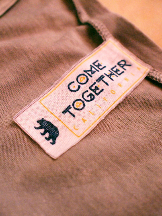 Come Together California label design by Justine Szeto