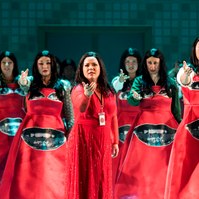 Margrethe Fredheim (Lisa), Hauschor und Extrachor des Staatstheater Kassel