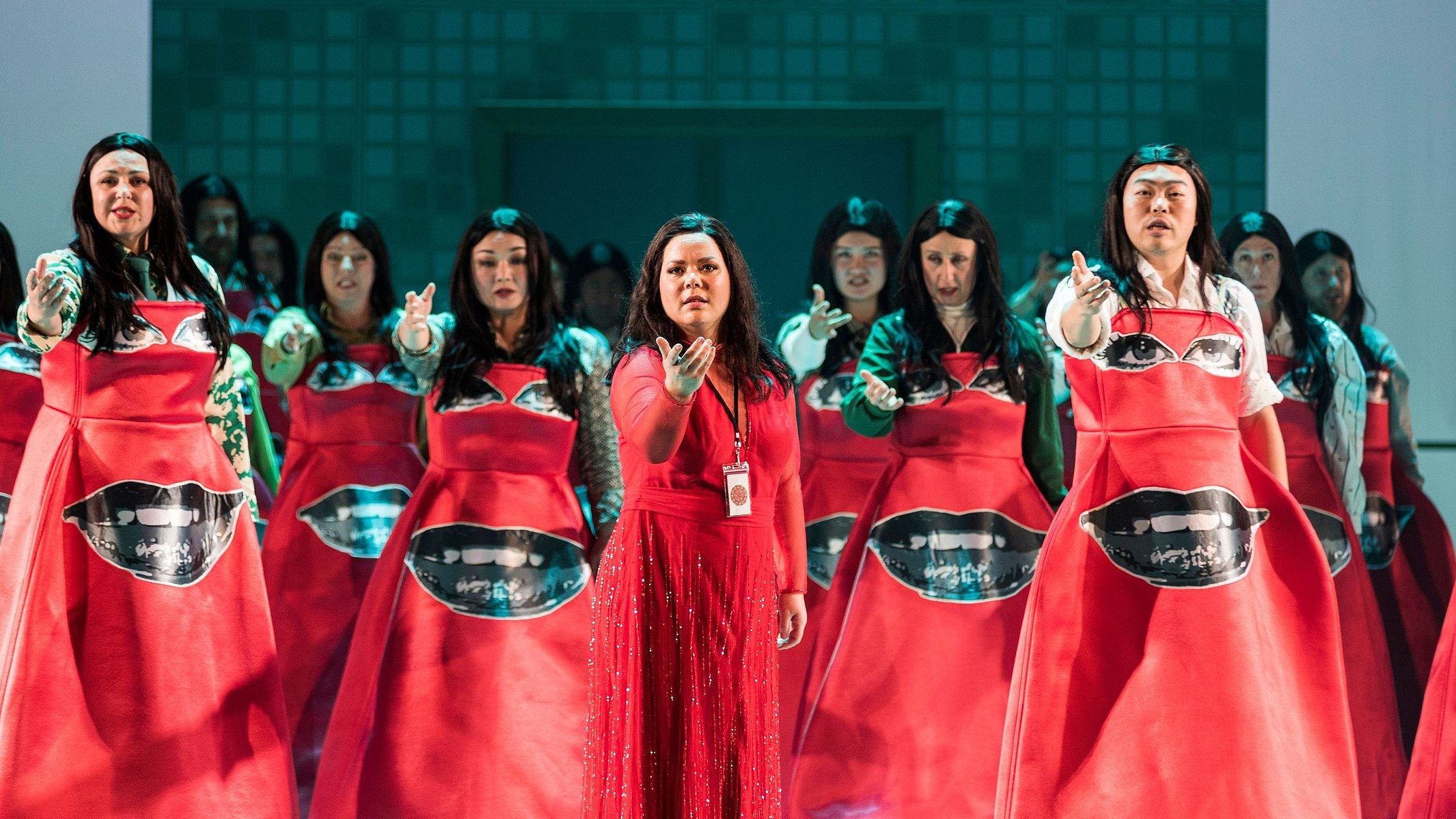 Margrethe Fredheim (Lisa), Hauschor und Extrachor des Staatstheater Kassel