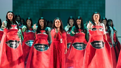 Margrethe Fredheim (Lisa), Hauschor und Extrachor des Staatstheater Kassel