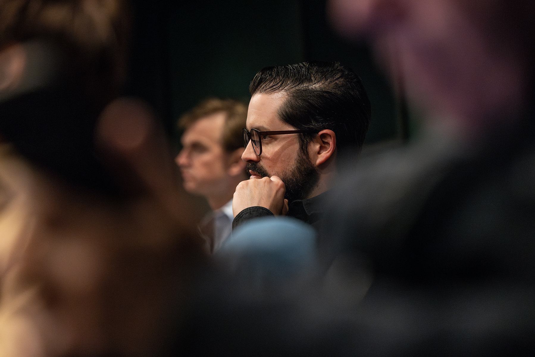 Professional event photography in New York City - capturing genuine connections and candid moments at corporate gatherings in Manhattan
