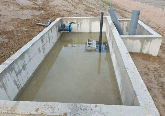 Ouvrage de chasse en béton XA3