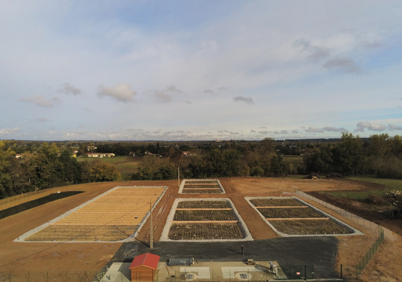 réhabilitation d'un lagunage en filtre à roseaux de 1650 EH