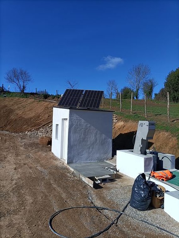 Installation d'un dégrilleur automatique sur panneaux solaires