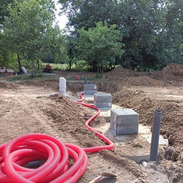 installation d'un assainissement individuel adapté à l'épuration des eaux usées d'un camping