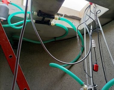 installation du matériel technique du traitement des eaux usées par procédé SBR