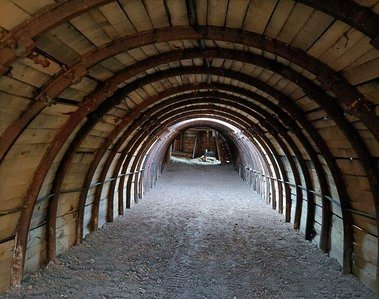 les galerie de Cagnac-les-Mines sont refaites à l'identique 