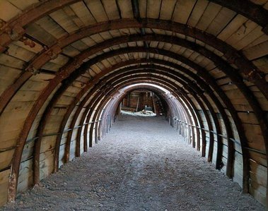 les galerie de Cagnac-les-Mines sont refaites à l'identique 