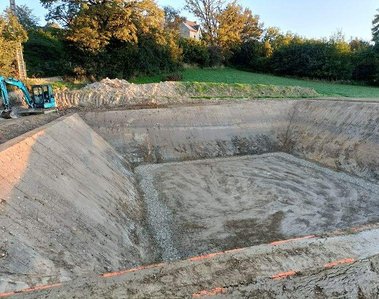Drainage de protection sous géomembrane EPDM
