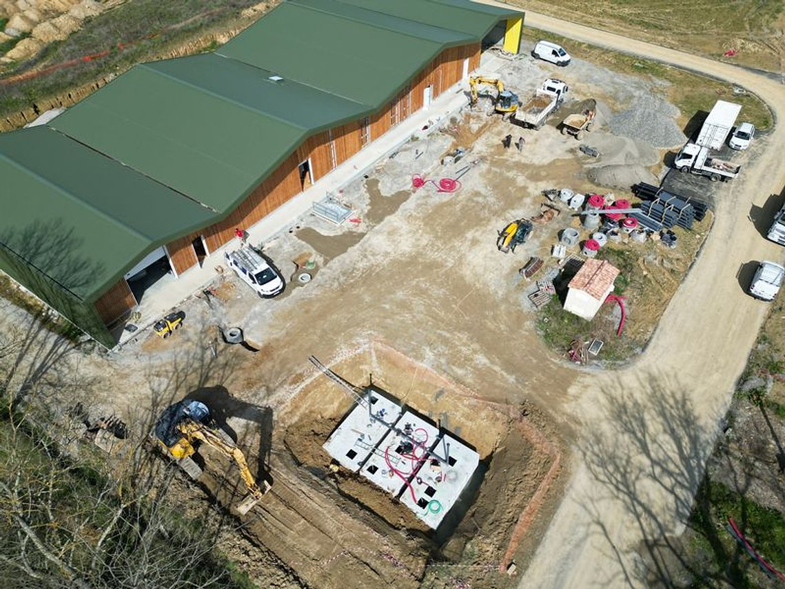 cuves béton-micro station-SBR-assainissement atelier agroalimentaire-
