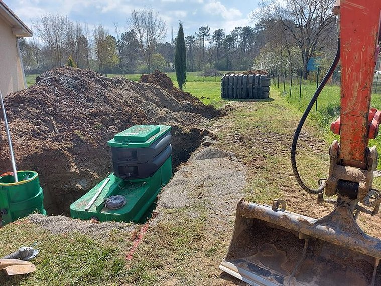 Remplacement d'une fosse septique sur Villematier (31)