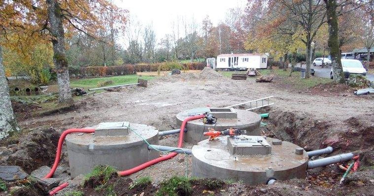 microstation STEP CONCEPT adaptée au traitement des eaux usées des campings