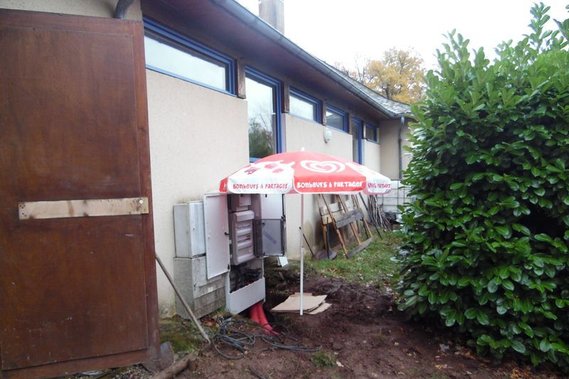 automate de la gestion des eaux usées du camping