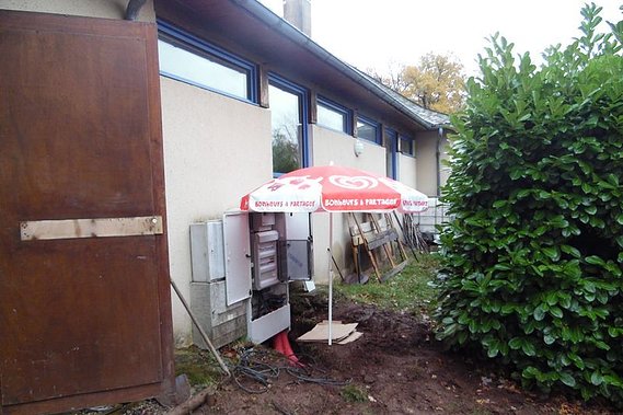 automate de la gestion des eaux usées du camping