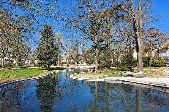 étanchéité du bassin d'agrément d'un jardin paysagé dans la région Tarnaise à l'Est de Toulouse (31)