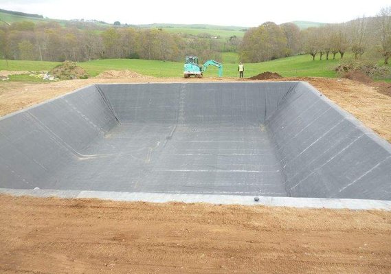 stockage d'effluent - étanchéité - fosse à lisier- géomembrane