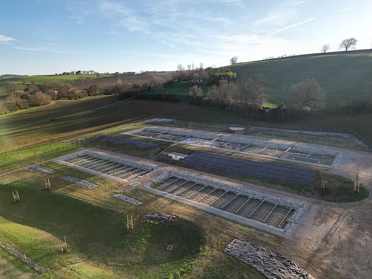 Station-épuration-collectivité-filtres-roseaux-étanchéité-EPDM