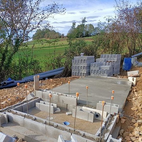 construction des chasses à augets