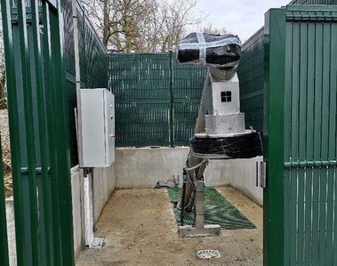 Dégrilleur automatique avec génie civil adapté 