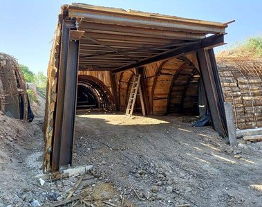 Entrée de la galerie du musé de la mine