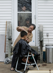 Backyard Haircut