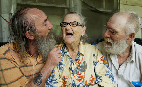 Making mother laugh