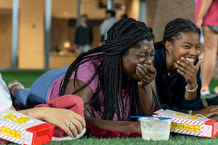 Homecoming week Movie night at the Vaught Hemingway Stadium ft. Remember the Titans. Photo by Srijita Chattopadhyay&amp;amp;#x2F; Ole Miss Digital Imaging Services