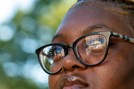 Students participating in Mpower extended orientation, attend the UM Slavery Tour guided by Don Guillory, a UM doctoral student in history. Photo by Srijita Chattopadhyay&amp;amp;amp;amp;amp;#x2F; Ole Miss Digital Imaging Services