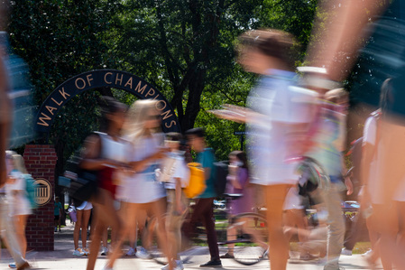 Campus scene from Walk of Champions. Photo by Srijita Chattopadhyay&amp;amp;amp;amp;amp;#x2F; Ole Miss Digital Imaging Services