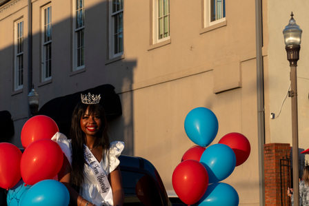 Kai Jeffreys won Miss Black Teen University. Homecoming parade and pep rally at the Historic Oxford Square. Photo by Srijita Chattopadhyay&amp;amp;#x2F; Ole Miss Digital Imaging Services