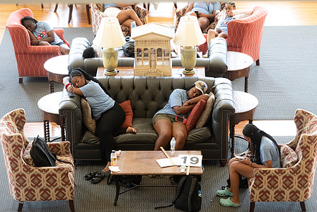 Students attend the MOST Conference ACT Workshop with Dr. Ivy Archie and Stephanie Wales at Bryant Hall. Photo by Srijita Chattopadhyay&amp;amp;amp;amp;amp;#x2F; Ole Miss Digital Imaging Services