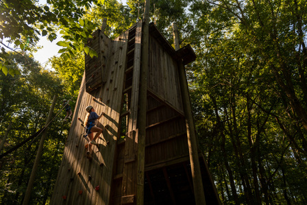 Mississippi Excellence in Teaching Program (METP) students take part in team building exercises at the Rebel Challenge Course on Saturday Aug. 19, 2023. Photo by Srijita Chattopadhyay&amp;amp;amp;amp;amp;#x2F; Ole Miss Digital Imaging Services