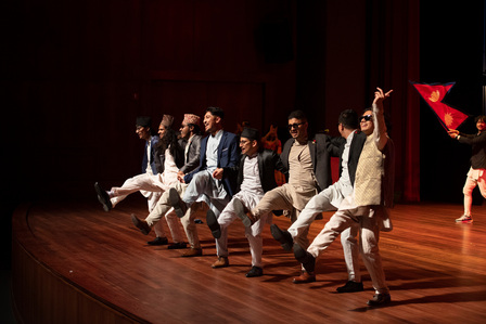 Students, families and friends celebrate the Nepali New Year on Saturday April 14 at Gertrude C. Ford Center for the Performing Arts by showcasing culture, tradition, costume and food of Nepal. Hosted by Nepalese Students Association at Ole Miss (NEPSA) N