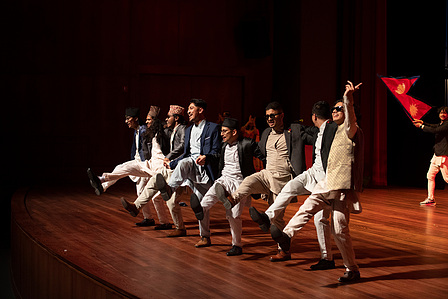 Students, families and friends celebrate the Nepali New Year on Saturday April 14 at Gertrude C. Ford Center for the Performing Arts by showcasing culture, tradition, costume and food of Nepal. Hosted by Nepalese Students Association at Ole Miss (NEPSA) N