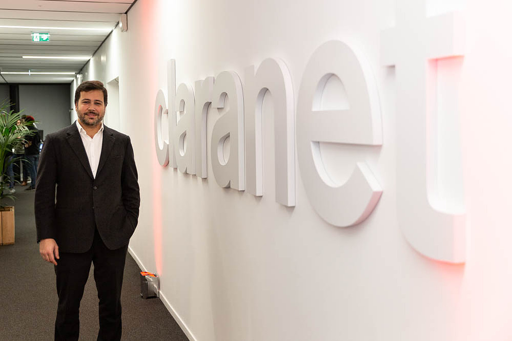 Le dirigeant de la start-up Clarinet pour le magasine Les Échos Week-end. 
Crédit Laurent Mayeux