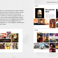 Perfume brand, Maison Origine digital content and communication branding case study.