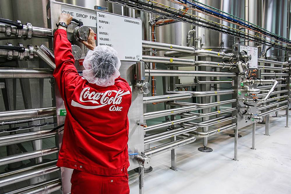 Siroterie usine Coca Cola . Industrie Agroalimentaire