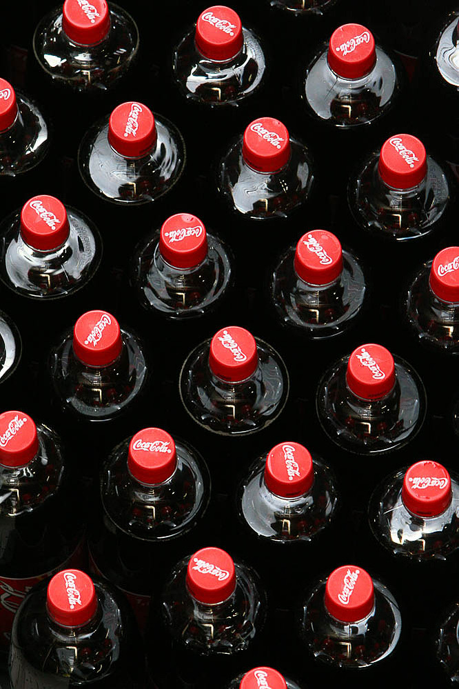 Ligne de mise en bouteille Coca Cola . Industrie Agroalimentaire