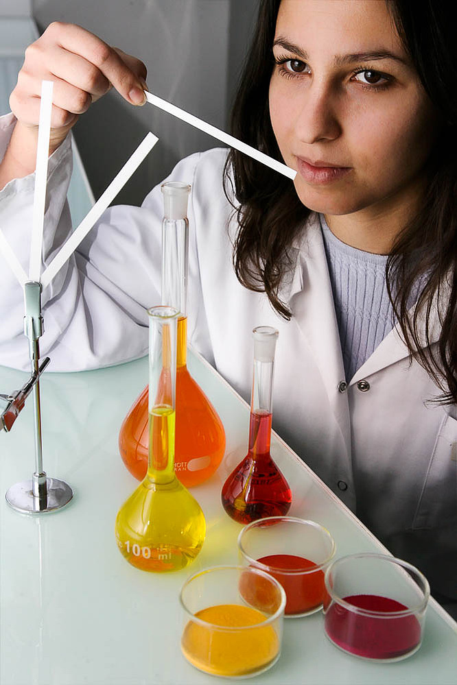 Laboratoire de recherche et développement.Industrie Cosmétique.