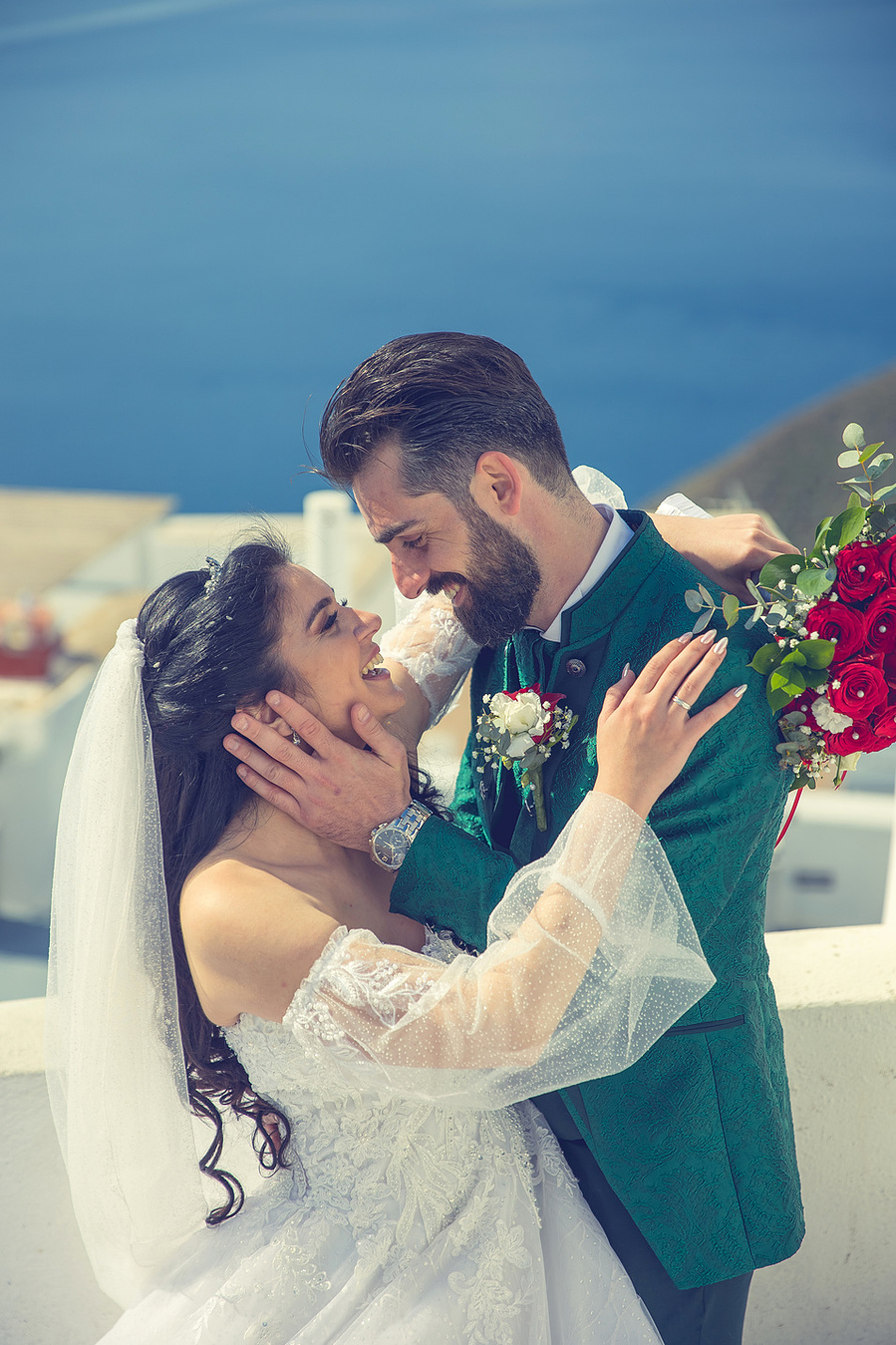 Santorini wedding